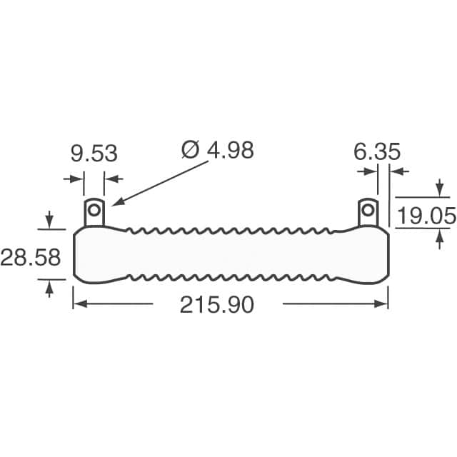 C300KR40E Ohmite  Resistori montati sul telaio
